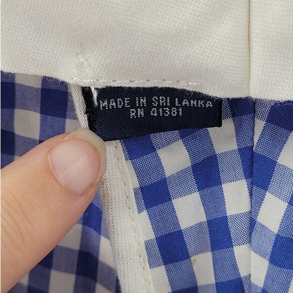 Ralph‎ Lauren Polo Golf Blue Gingham Plaid Mens Performance Shorts - Picture 11 of 15